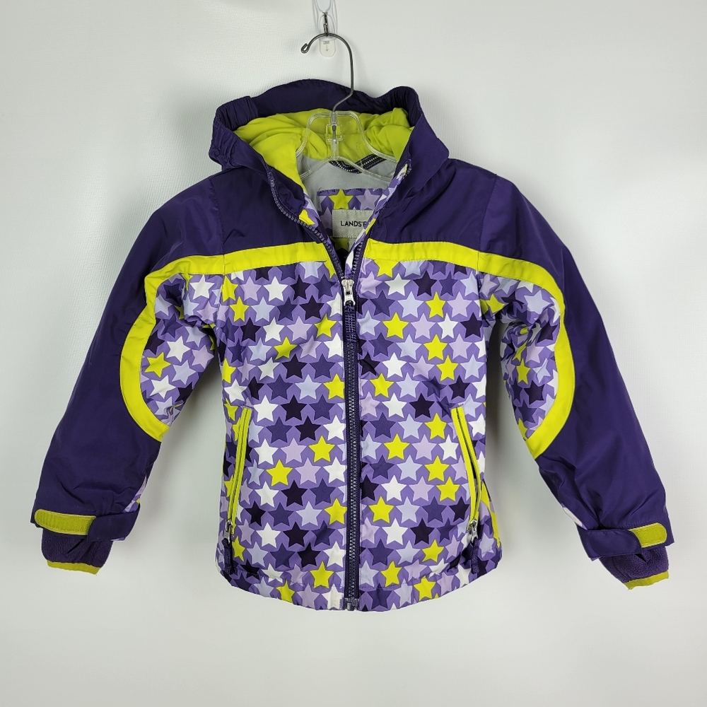 Lands' End Little Girls Wind Waterproof Jacket
